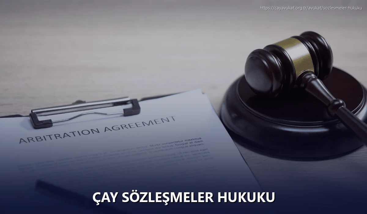 Çay Sözleşmeler Hukuku